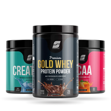 Combo of Gold Whey Protein + BCAA + Creatine
