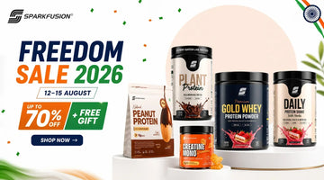 Don’t Miss SparkFusion Freedom Sale 2026: Up to 70% OFF Premium Fitness Supplements + FREE Gift — Only 12–15 August