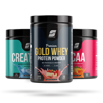 Combo of Gold Whey Protein + BCAA + Creatine