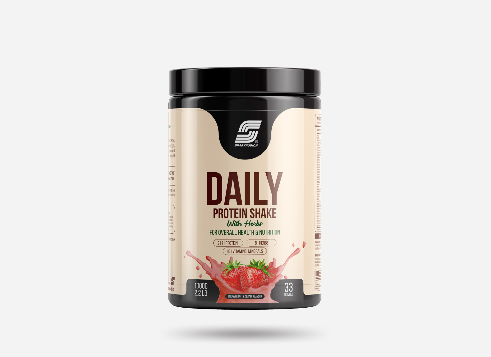 Daily Protein Shake Strawberry & Cream