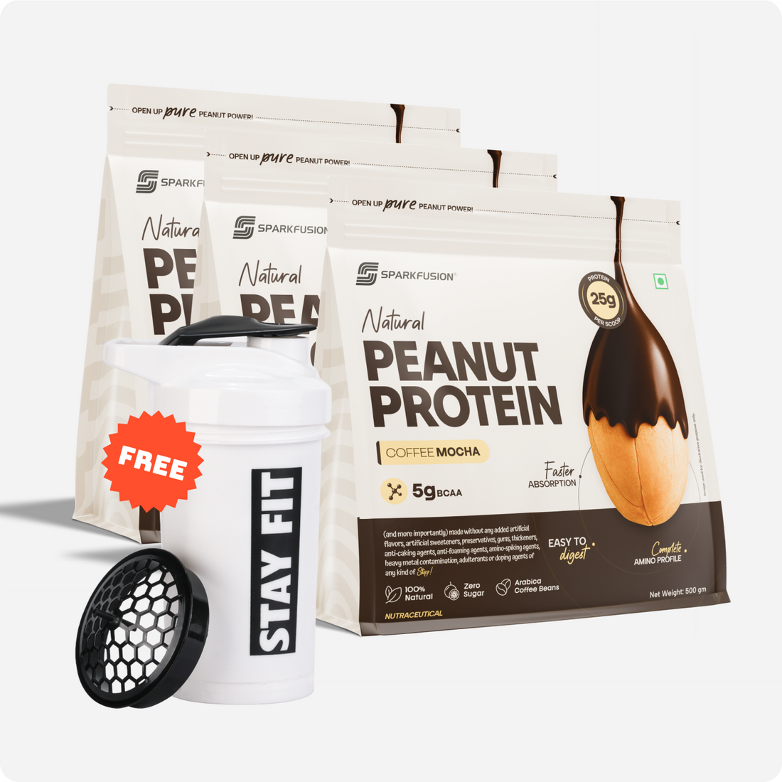 Peanut Protein Coffee Macha (1kg * 3)
