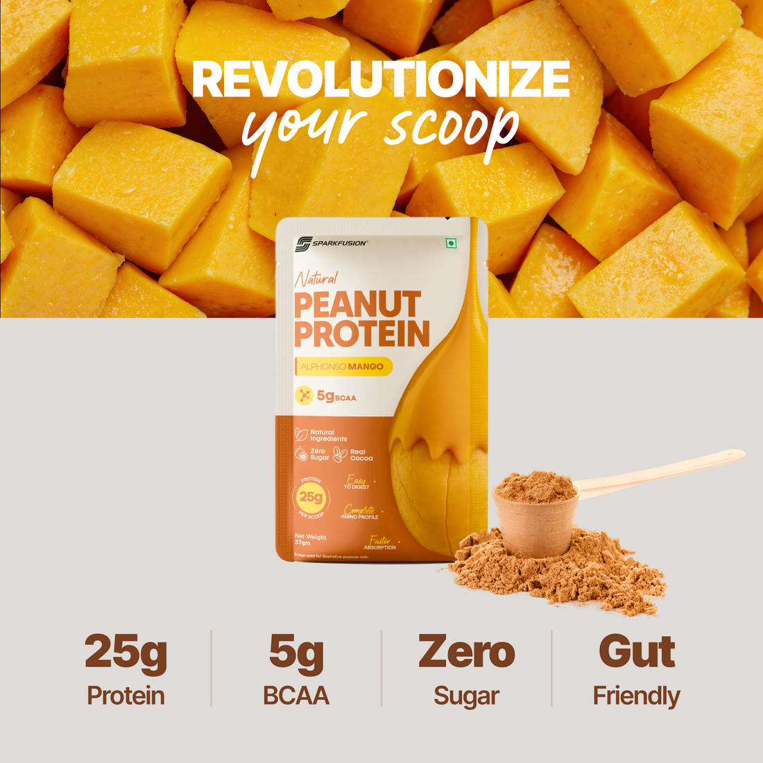 Natural Peanut Protein Sachet